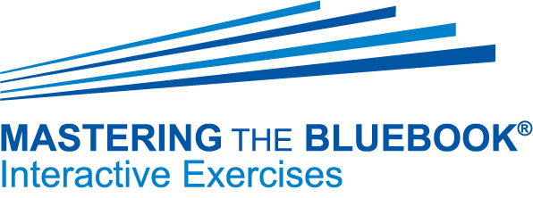 <em>Mastering</em> The Bluebook <em>Interactive Exercises 2023-24 Edition</em> logo
